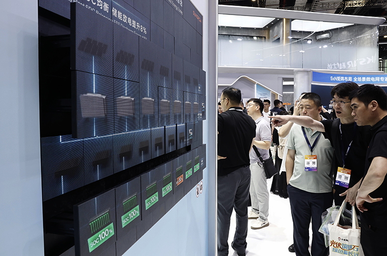 Energy storage overtakes solar modules as snec's main attraction amid PV downturn