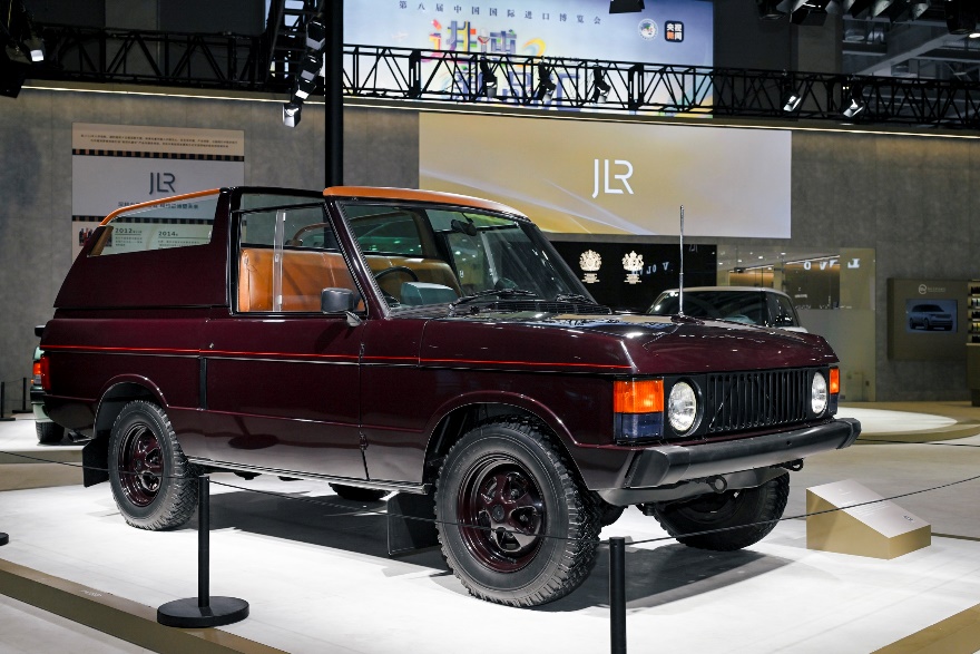 A car on display in a showroomDescription automatically generated